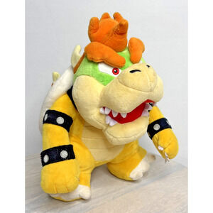 Nintendo Super Mario Bowser Plush Stuffed Animal Villain Koopa King